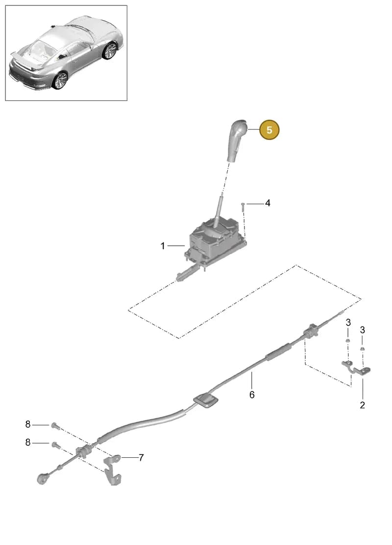 9G1426069922W0 — Porsche 911 (2013-2020) diagram p41701000, position 5
