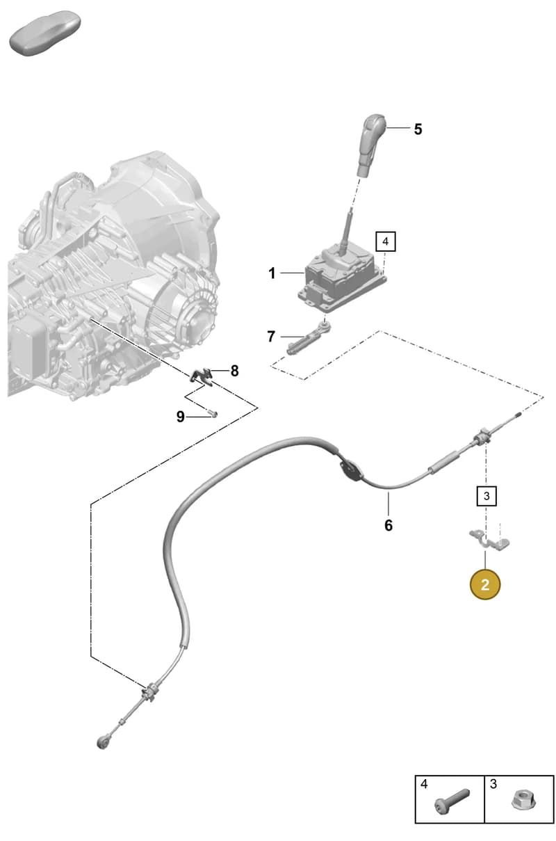 9G142620900 — Porsche Boxster Spyder (2019-2020) diagram p55701500, position 2