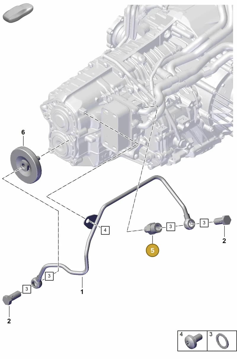 9G230789376 — Porsche Boxster Spyder (2019-2020) diagram p55360050, position 5