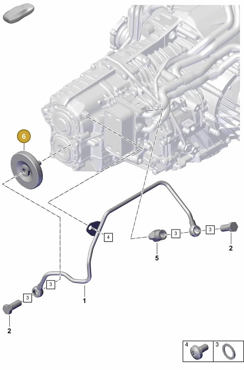 9G232136076 — Porsche Boxster Spyder (2019-2020) diagram p55360050, position 6