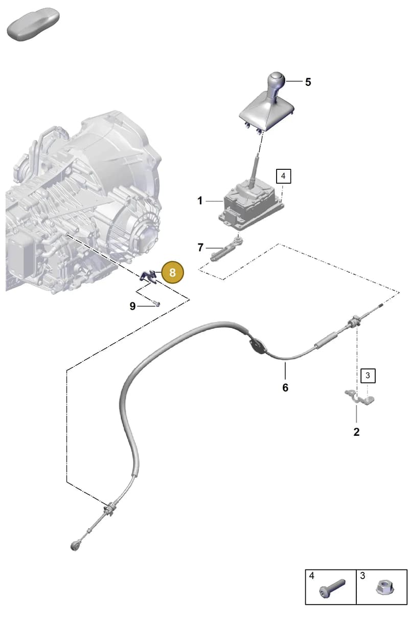 9G242621105 — Porsche Boxster Spyder (2019-2020) diagram p55701600, position 8