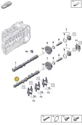 9GT109104B Porsche Camshaft