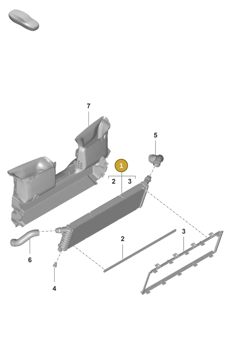 9GT121253B — Porsche 911 (2021-2022) diagram p59105250, position 1