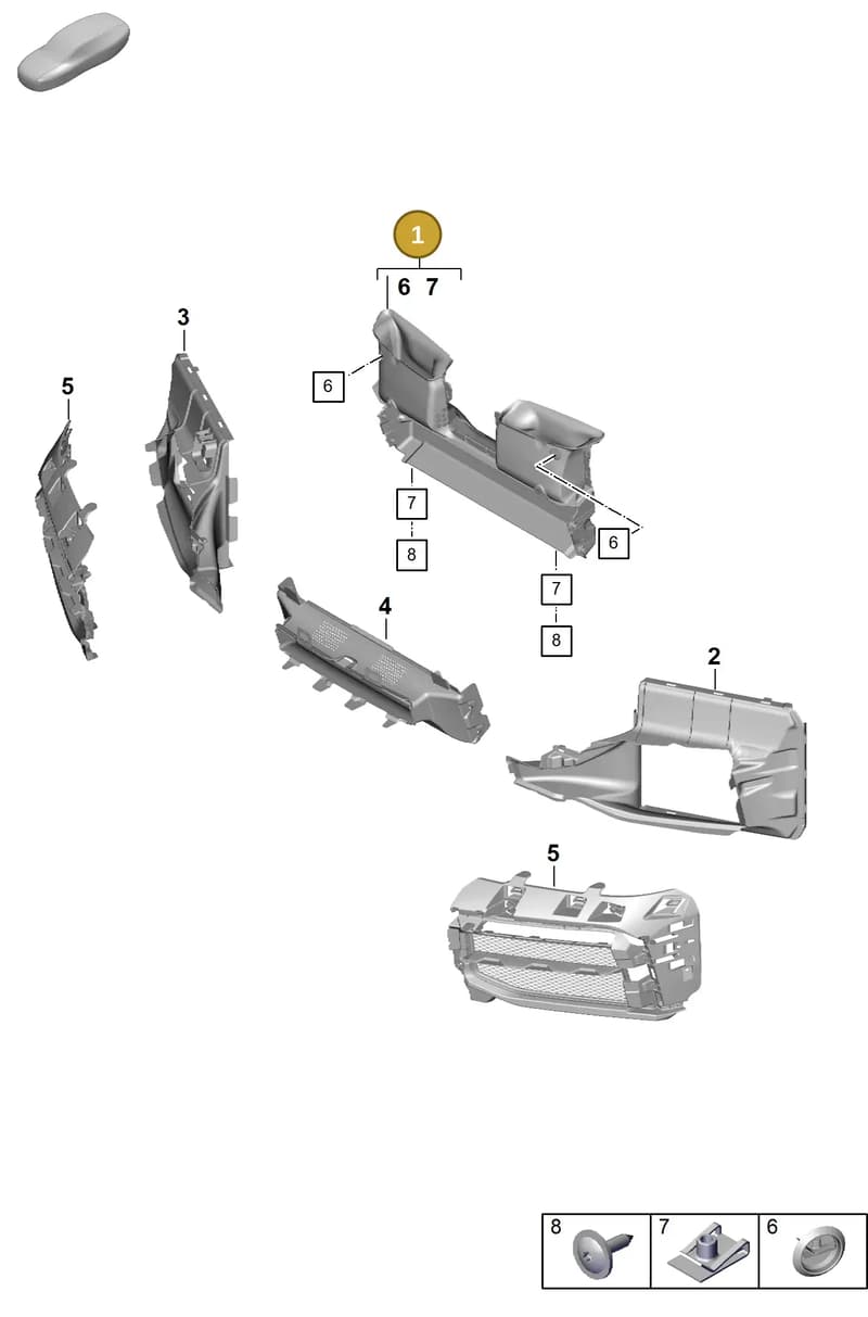 9GT121288 — Porsche 911 (2018-2024) diagram p53802120, position 1