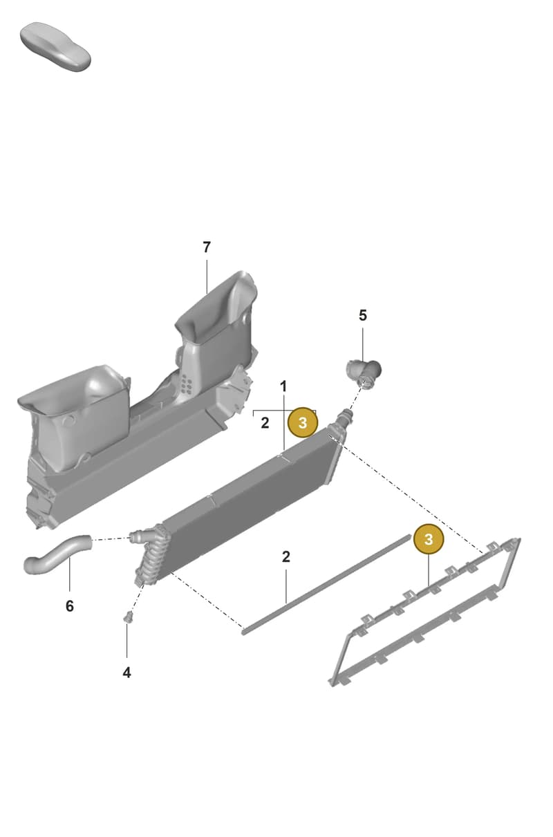 9GT121635 — Porsche 911 (2021-2022) diagram p59105250, position 3