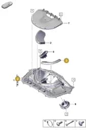 9GT129634A Porsche Air Filter Element