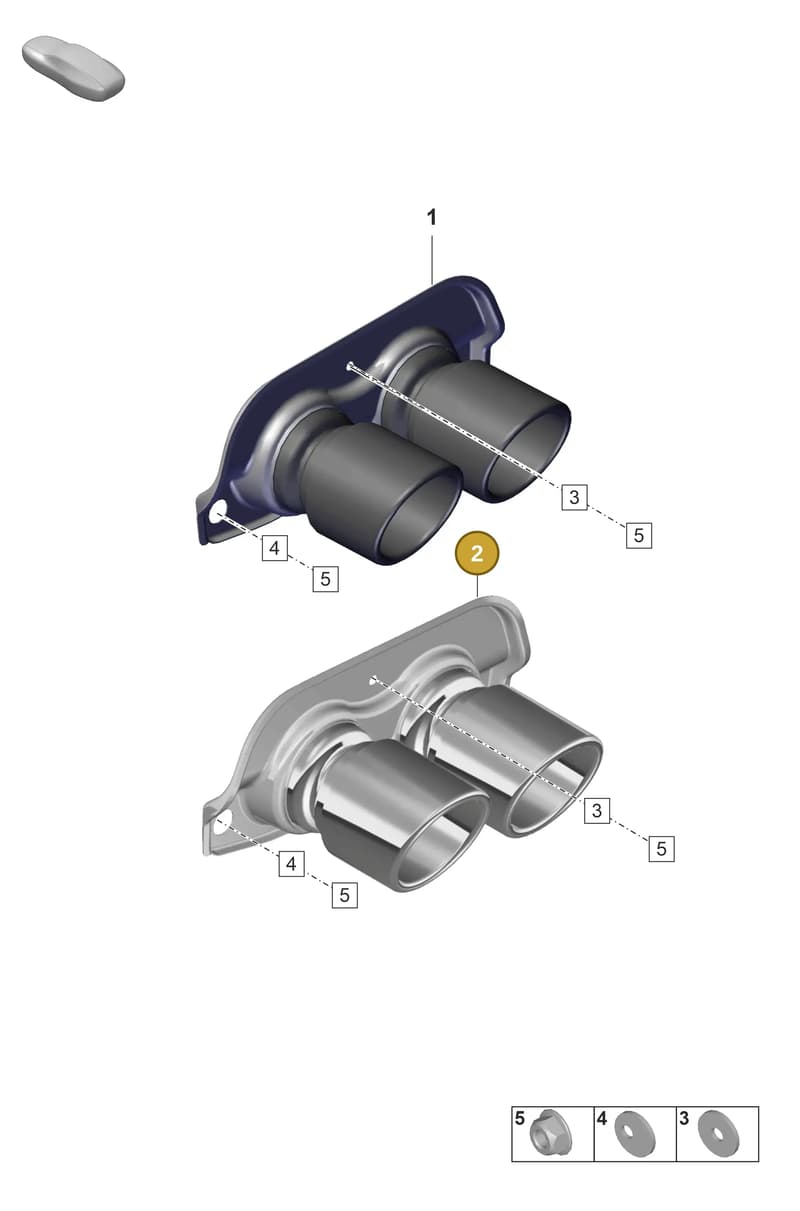 9GT251697J — Porsche 911 (2021-2022) diagram p59202400, position 2