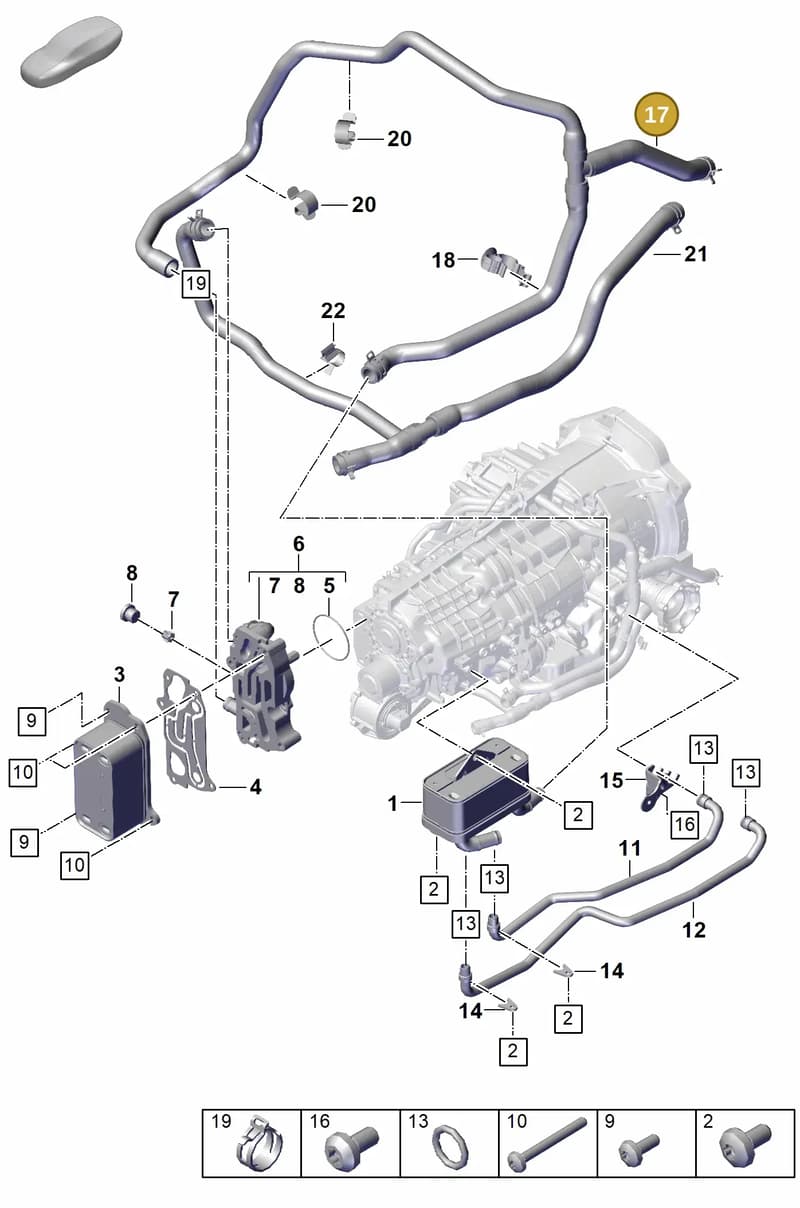 9GT317186 — Porsche 911 (2021-2022) diagram p59302110, position 17