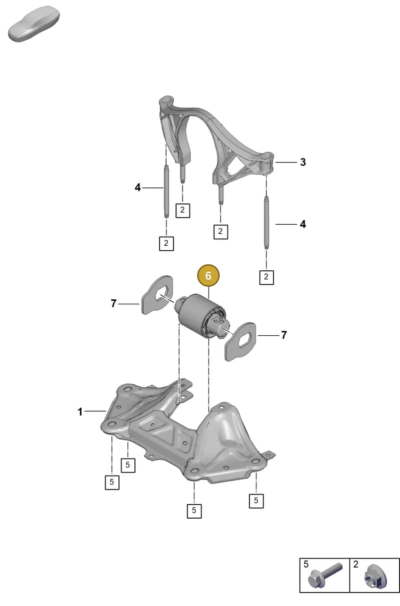 9GT399151A — Porsche 911 (2021-2022) diagram p59306000, position 6