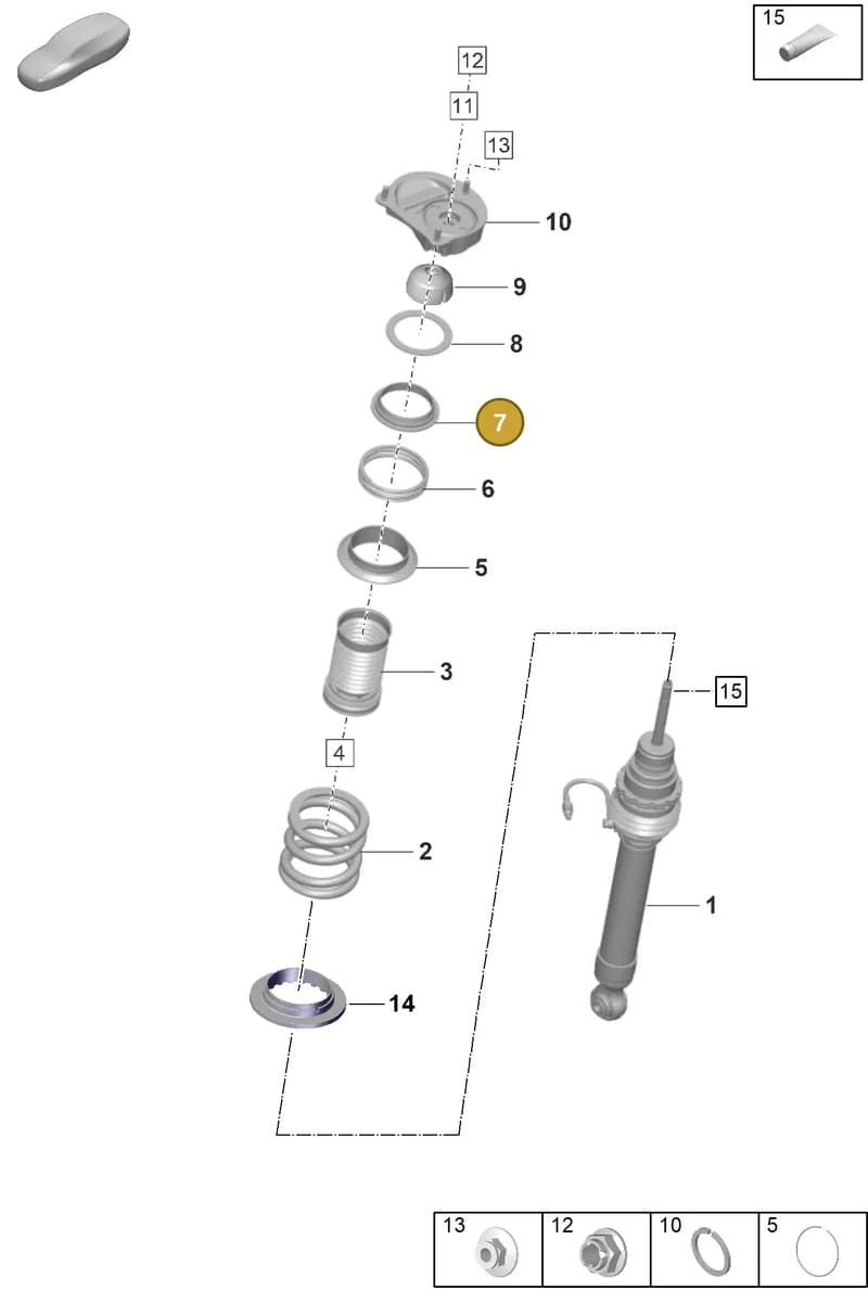 9GT412149A — Porsche 911 (2021-2022) diagram p59402020, position 7