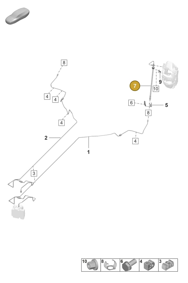 9GT611776 — Porsche 911 (2021-2022) diagram p59604020, position 7