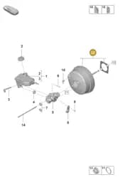 9GT614106A Porsche Brake Servo