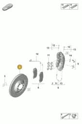 9GT615301L Porsche Brake Disc