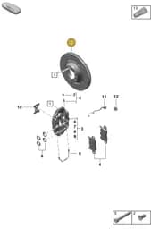 9GT615602F Porsche Brake Disc
