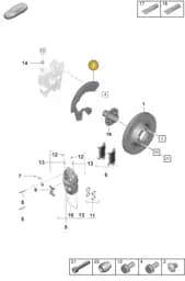 9GT615611A Porsche Cover Plate