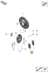 9GT698451G Porsche 1 Set of Brake Pads for Disk Brake