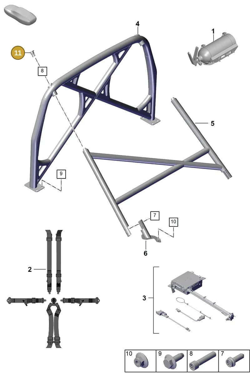 9GT803583 — Porsche 911 (2021-2022) diagram p59812025, position 11