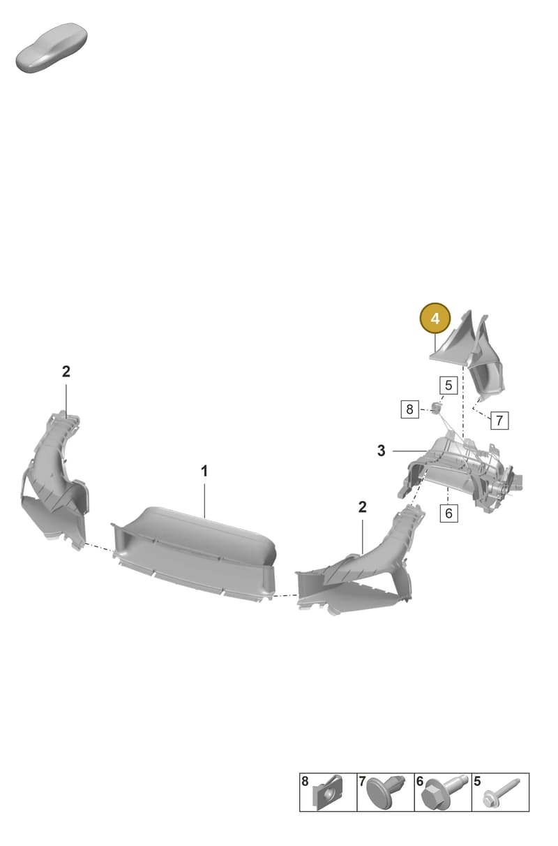 9GT805344 — Porsche 911 (2021-2022) diagram p59802110, position 4