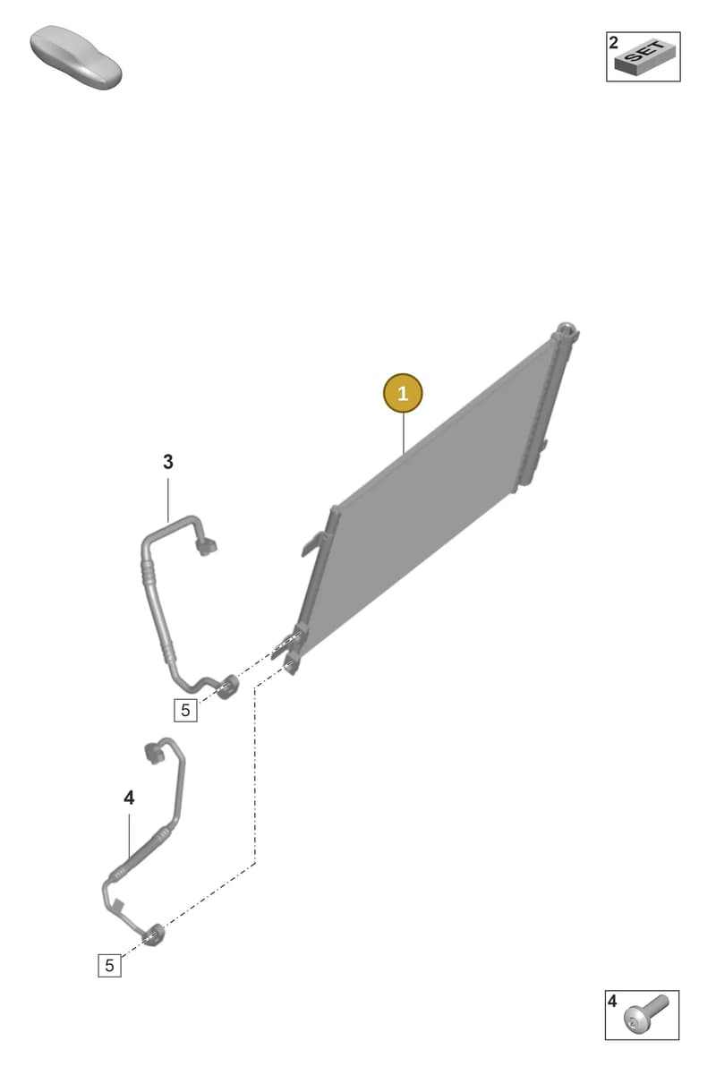 9GT816411 — Porsche 911 (2021-2022) diagram p59814810, position 1