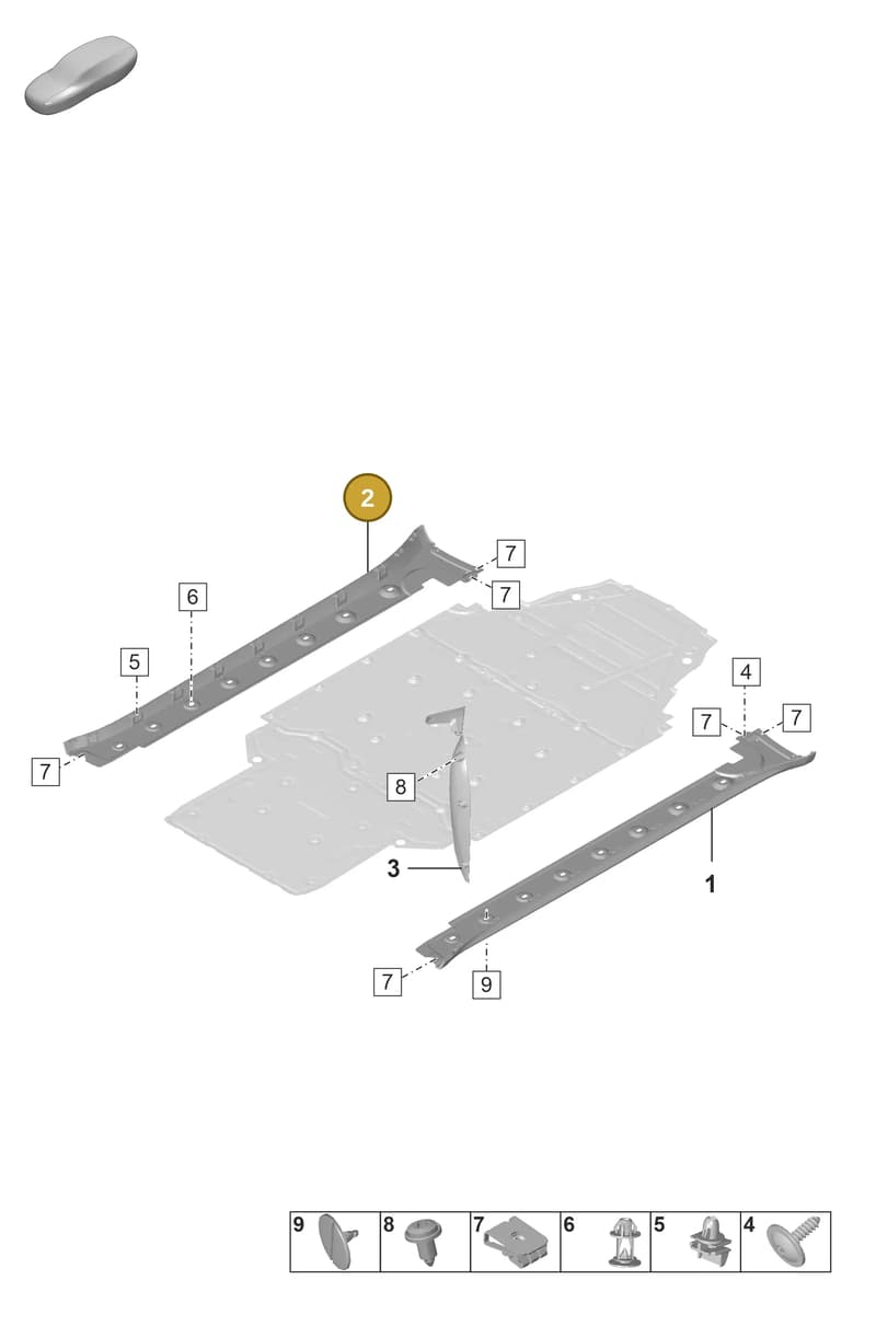 9GT854886BOK1 — Porsche 911 (2021-2022) diagram p53810500, position 2