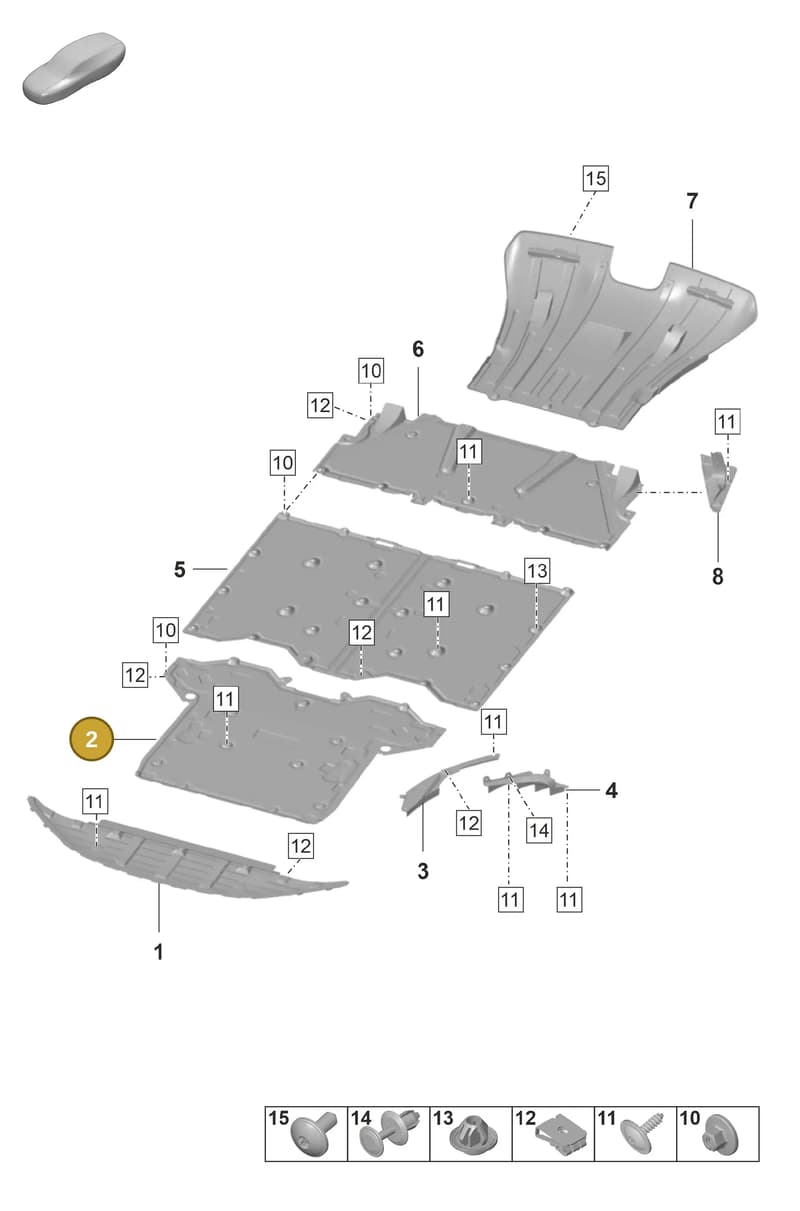 9GT861749A — Porsche 911 (2021-2022) diagram p59801700, position 2
