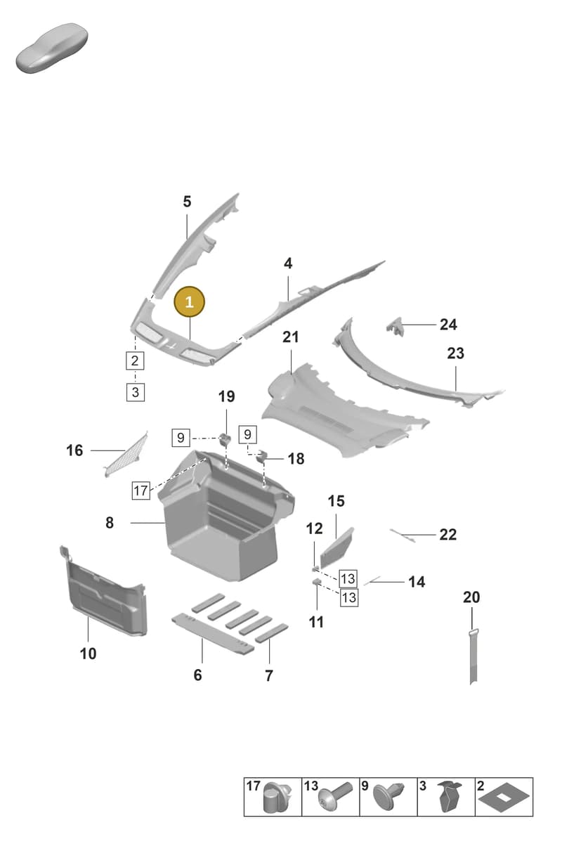9GT863475AOK1 — Porsche 911 (2021-2022) diagram p59807000, position 1