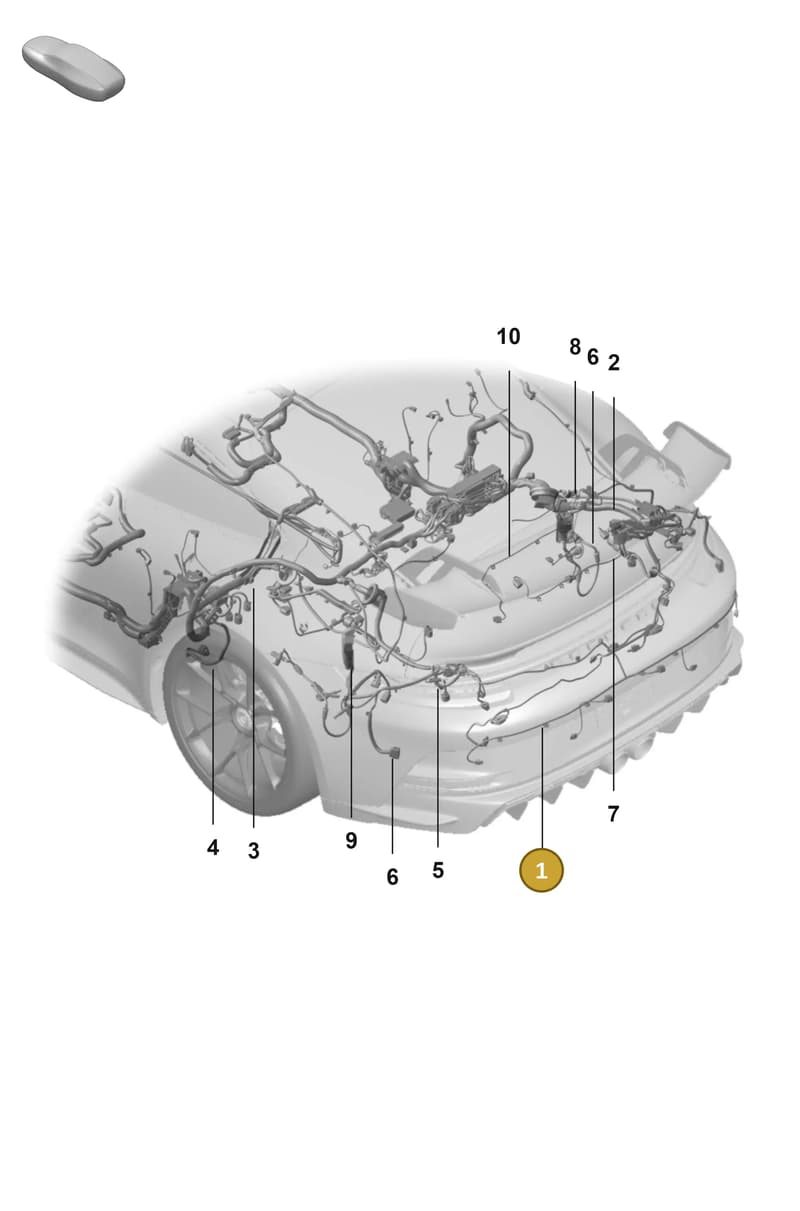 9GT971174C — Porsche 911 (2021-2022) diagram p59902200, position 1