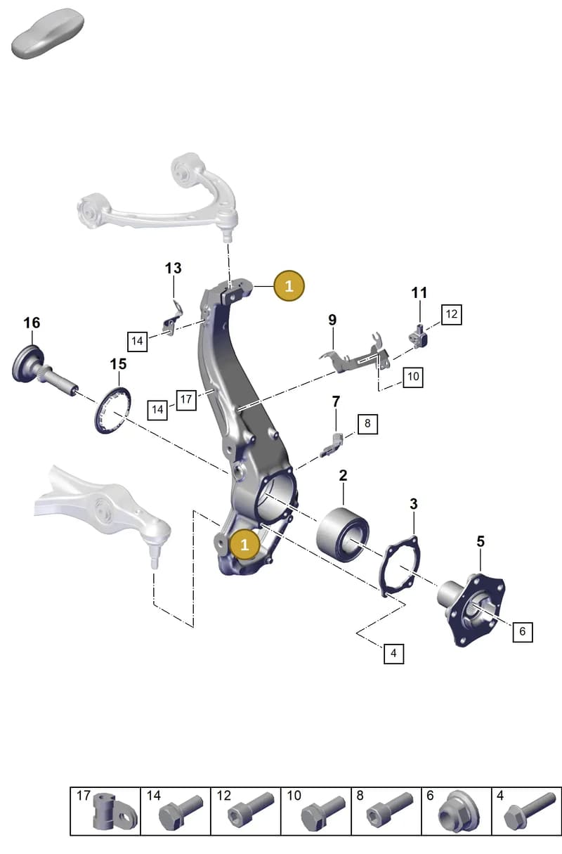 9J0407245 — Porsche Taycan Sport Turismo (2023-2025) diagram p56401020, position 1