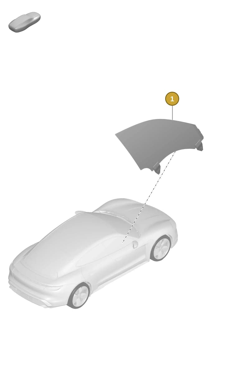 9J0845019 — Porsche Taycan Sport Turismo (2019-2024) diagram p56805030, position 1