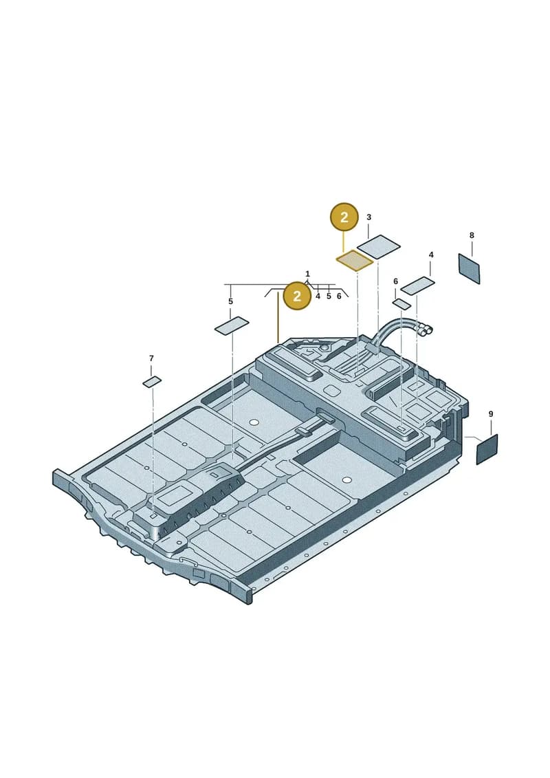 9J1010006B — Audi RS e-tron GT (2020-2025) diagram 4j1915500, position 2