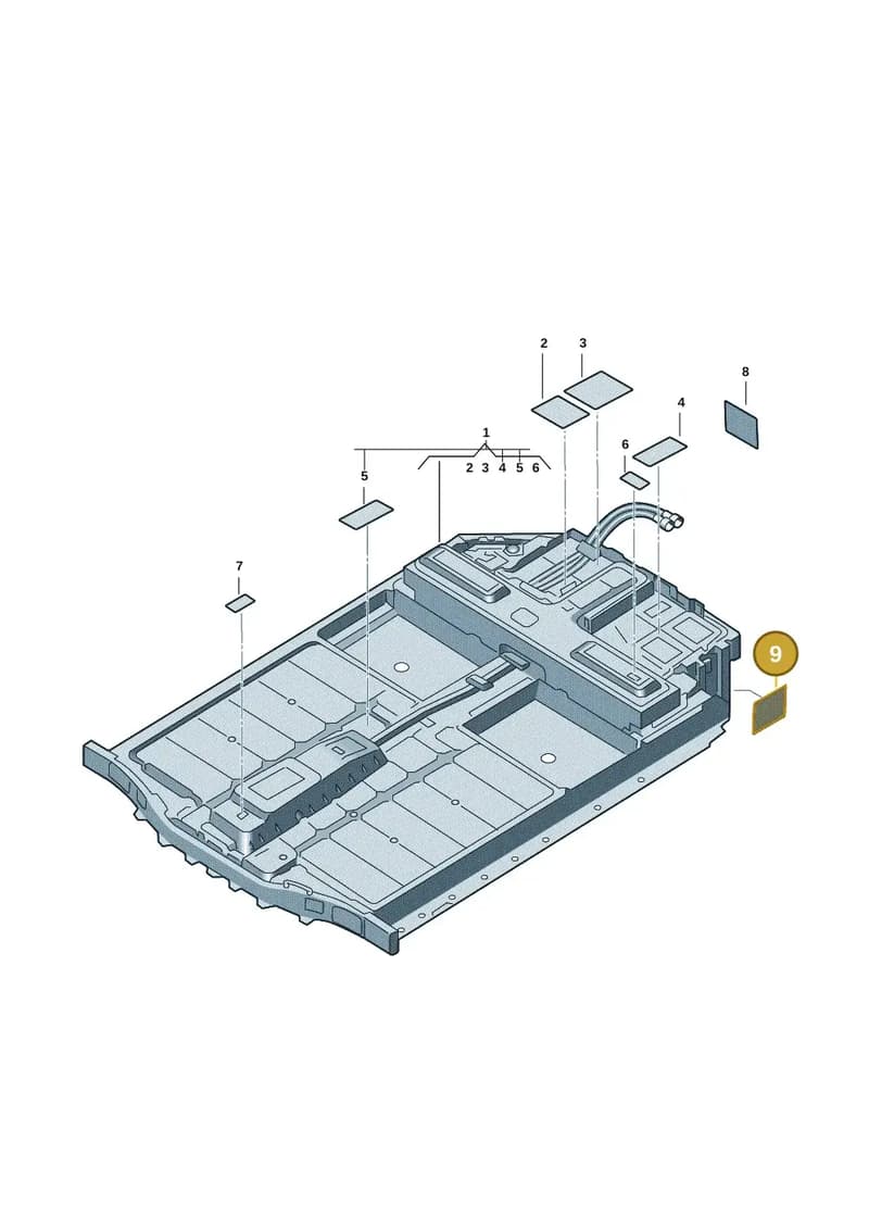 9J1010010BB — Audi RS e-tron GT (2020-2025) diagram 4j1915500, position 9