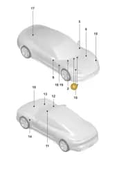 9J1010500D Porsche Type Plate * Coolant