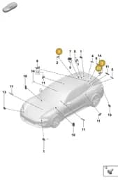 9J1035443 Porsche Adapter Wire