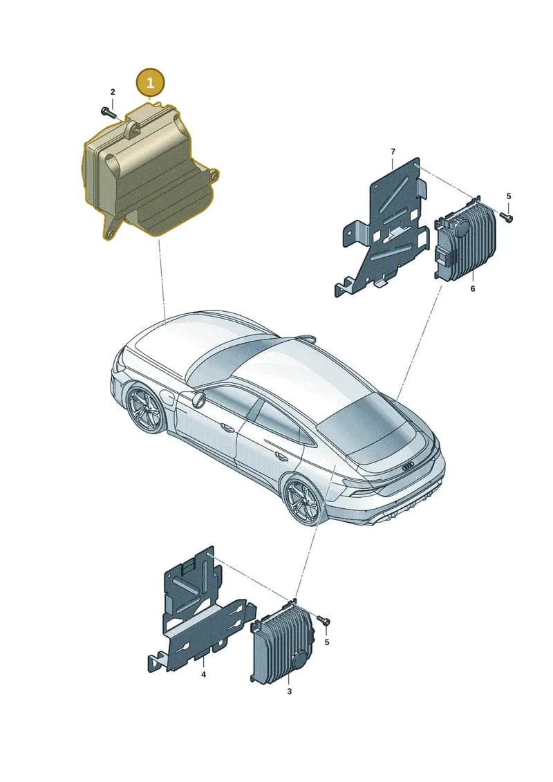 9J1035915 — Audi RS e-tron GT (2020-2025) diagram 4j1035250, position 1