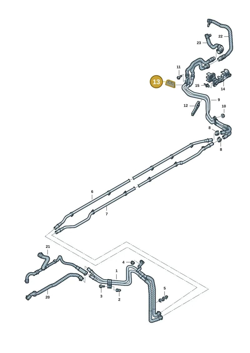 9J1121043 — Audi RS e-tron GT (2020-2025) diagram 4j1121060, position 13