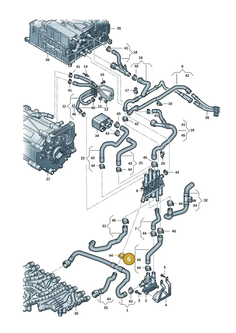 9J1121096 — Audi RS e-tron GT (2020-2025) diagram 4j1121050, position 6