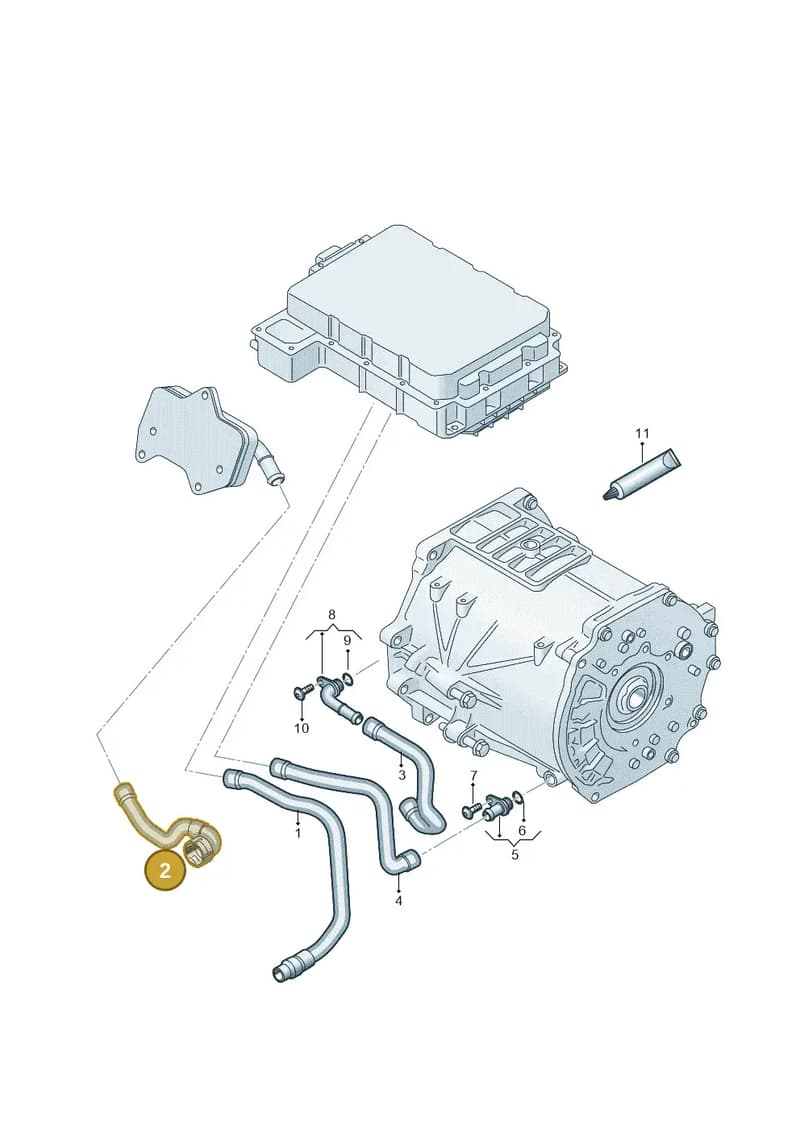 9J1121101 — Audi RS e-tron GT (2020-2025) diagram 4j1901625, position 2