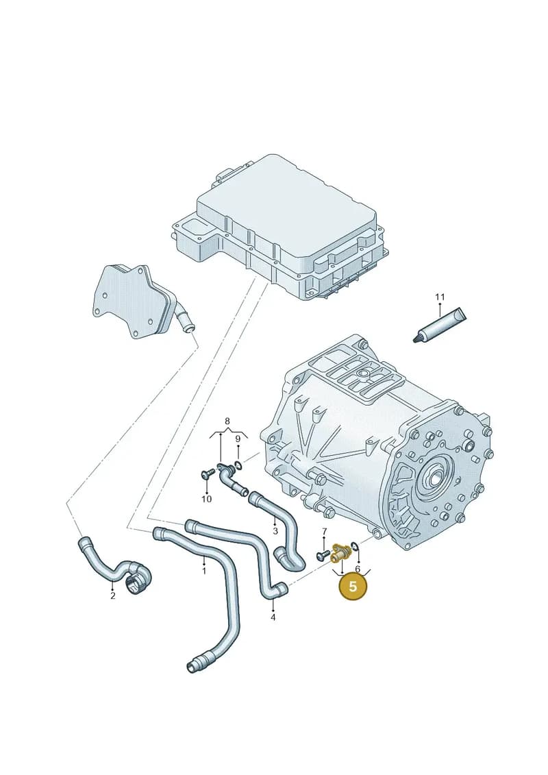 9J1121131A — Audi RS e-tron GT (2020-2025) diagram 4j1901625, position 5