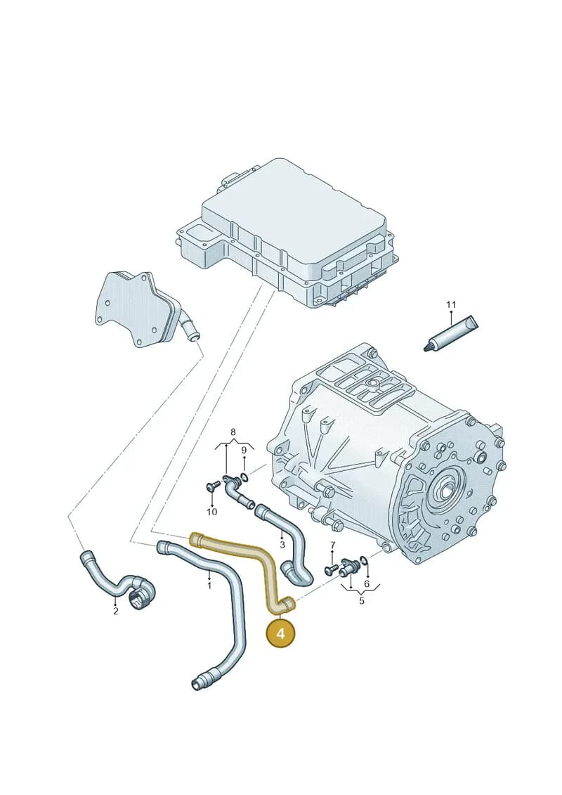 9J1121177 — Audi RS e-tron GT (2020-2025) diagram 4j1901625, position 4