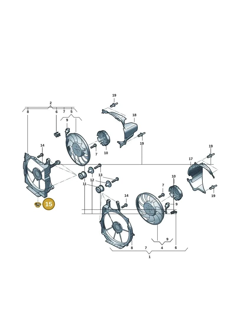 9J1121337 — Audi RS e-tron GT (2020-2025) diagram 4j1121900, position 15