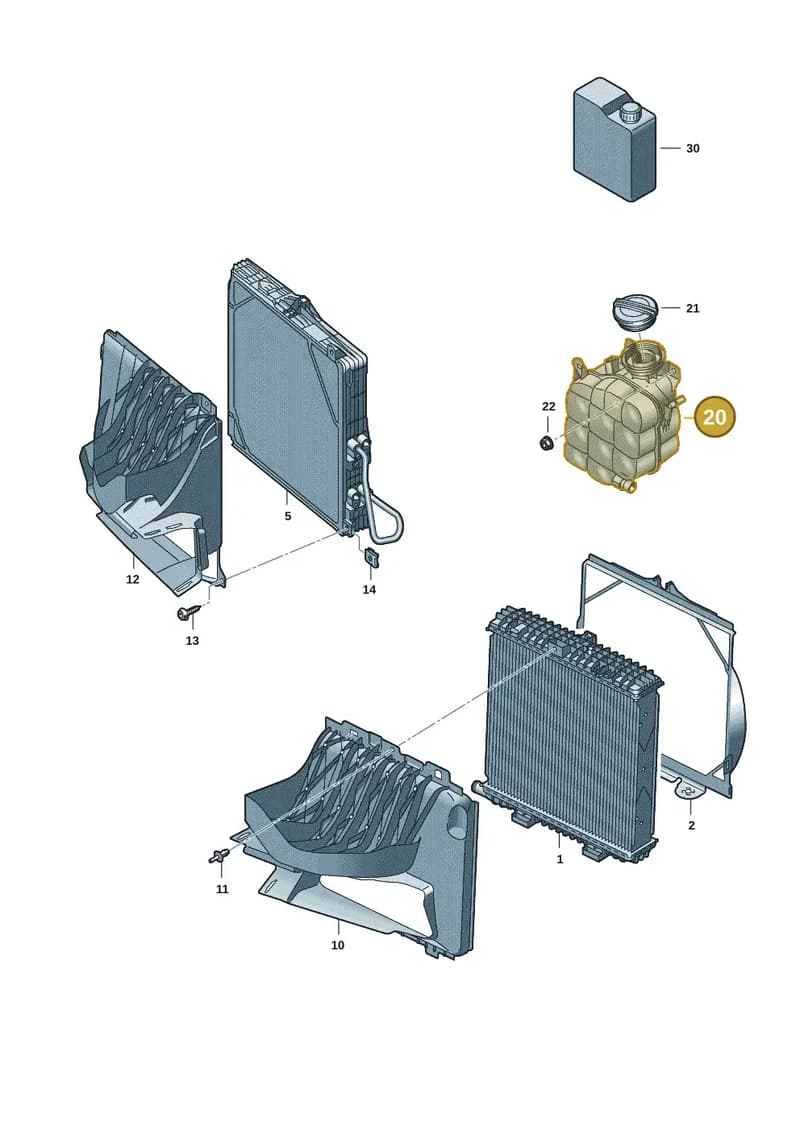 9J1121407C — Audi RS e-tron GT (2020-2025) diagram 4j1121070, position 20