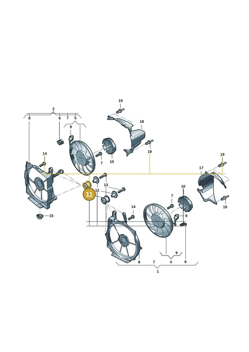 9J1121425 — Audi RS e-tron GT (2020-2025) diagram 4j1121900, position 11