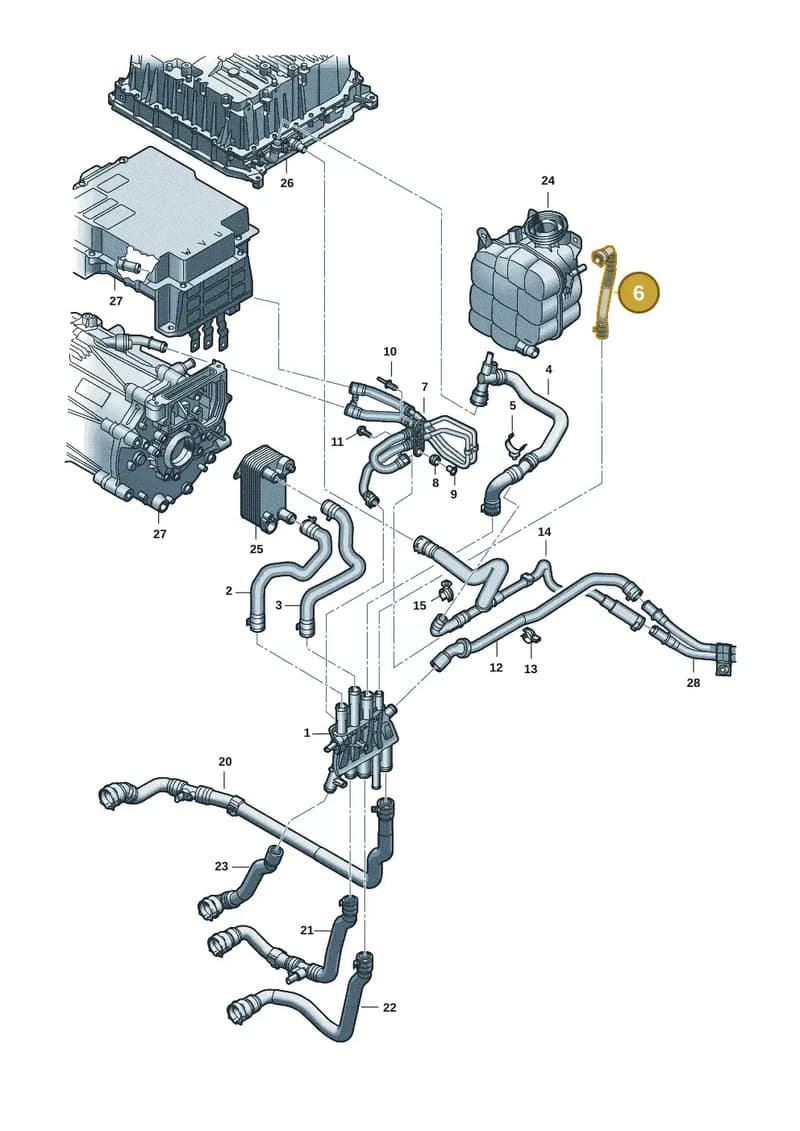 9J1121516B — Audi RS e-tron GT (2020-2025) diagram 4j1121150, position 6