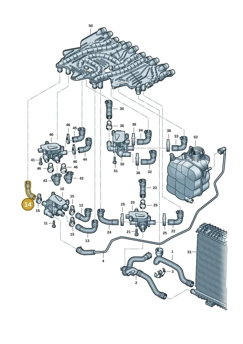 9J1121650 — Audi RS e-tron GT (2020-2025) diagram 4j1121000, position 14