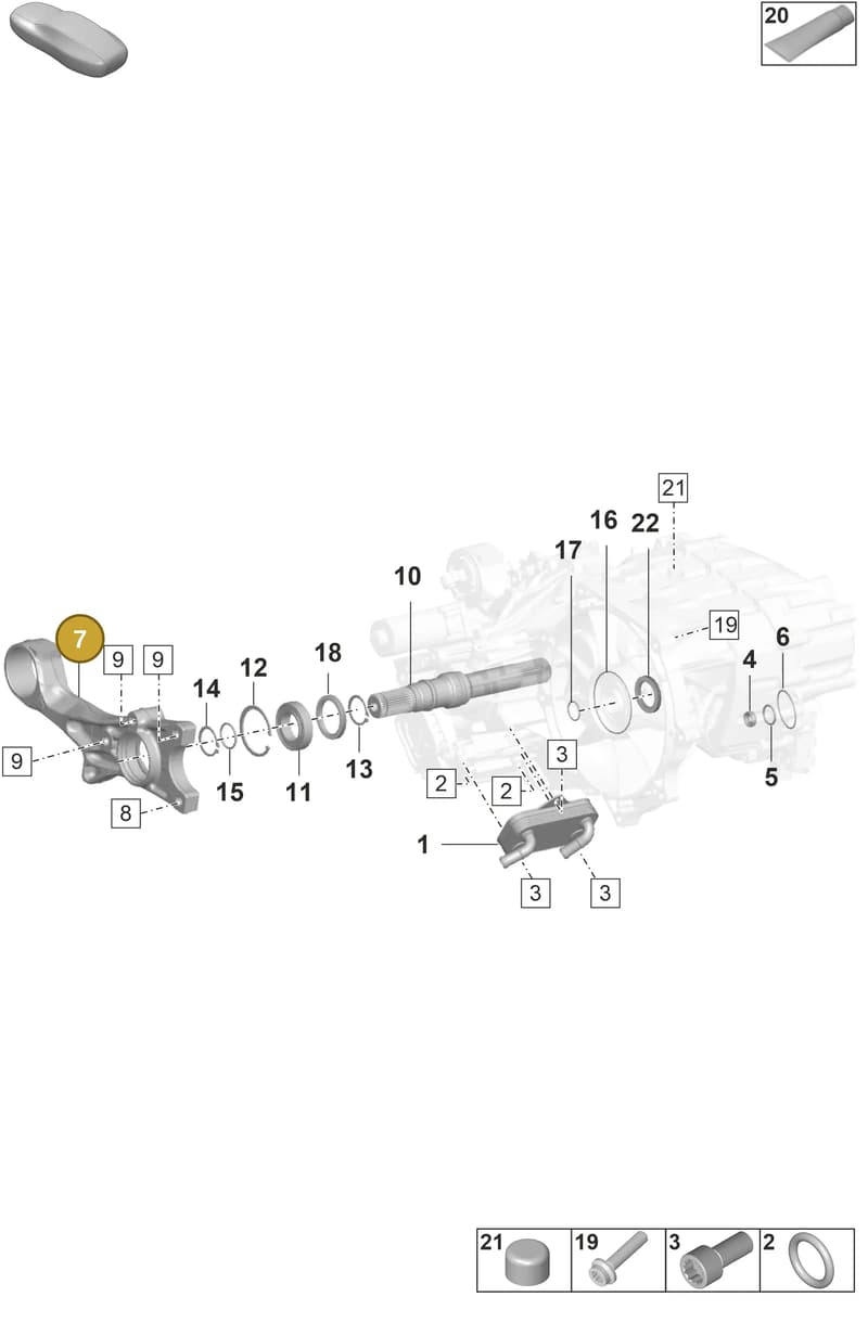 9J1199185 — Porsche Taycan Sport Turismo (2019-2024) diagram p56355100, position 7