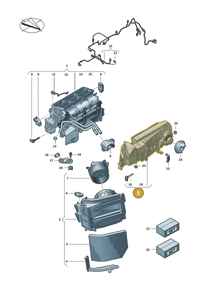 9J1260122A — Audi RS e-tron GT (2020-2025) diagram 4j1820100, position 5