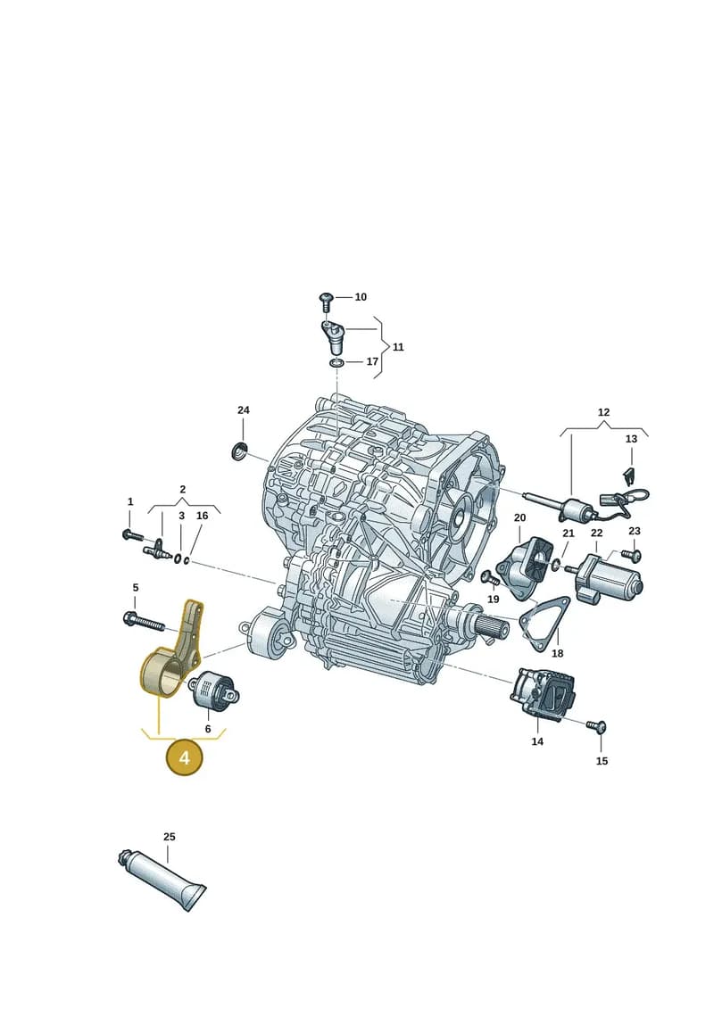 9J1399225A — Audi RS e-tron GT (2020-2025) diagram 4j1300550, position 4