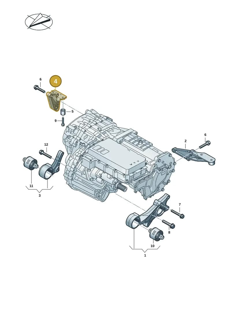 9J1399233B — Audi RS e-tron GT (2020-2025) diagram 4j1901600, position 4