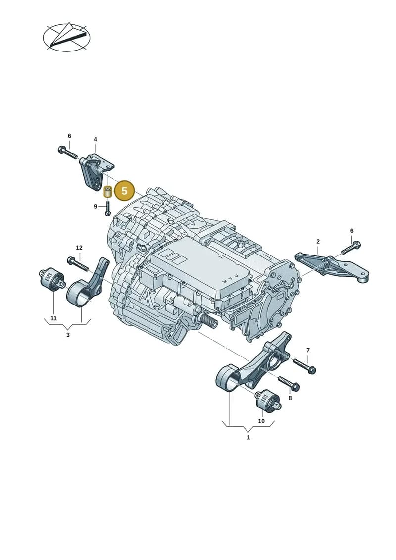 9J1399383 — Audi RS e-tron GT (2020-2025) diagram 4j1901600, position 5