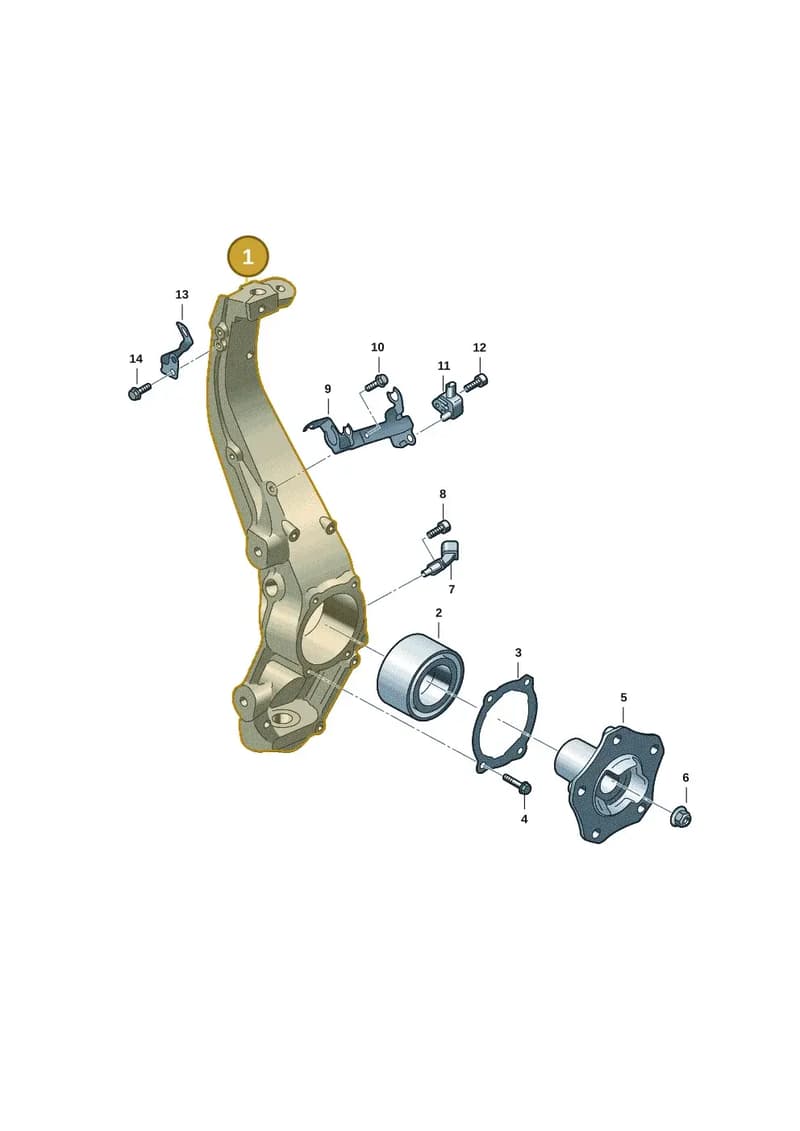 9J1407246B — Audi RS e-tron GT (2020-2025) diagram 4j1407000, position 1